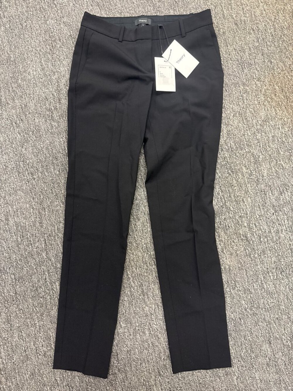 Theory Testra 2B Dress Pants - Black - Size 0 - New with Tags